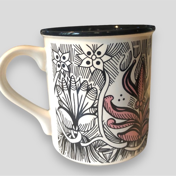 Vintage 1997 The Other Mugs Lotus Flower by Sic Kay 96 Mug Coffee Cup - Picture 2 of 4